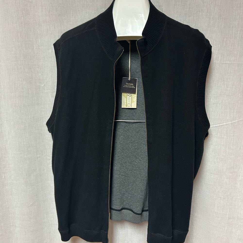 Comme des Garcons Black Vest with Ribbed Details